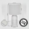 Fonil table lamp smoke coloured, transparent, clear, 1-light source