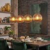 Koyoto hanging light, globe light, pendant light coppery, 4-light sources