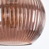 Koyoto hanging light, globe light, pendant light coppery, 4-light sources