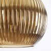 Koyoto hanging light, globe light, pendant light gold, 4-light sources