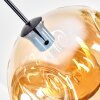 Ripoll hanging light, globe light, pendant light Amber, clear, 1-light source