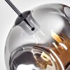 Ripoll hanging light, globe light, pendant light clear, Smoke-coloured, 1-light source