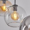 Koyoto hanging light, globe light, pendant light Amber, clear, Smoke-coloured, 3-light sources