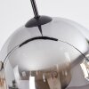 Koyoto hanging light, globe light, pendant light Amber, clear, Smoke-coloured, 4-light sources