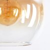 Koyoto hanging light, globe light, pendant light Amber, clear, Smoke-coloured, 4-light sources