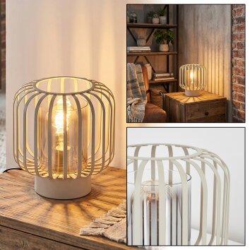 Molan table lamp sand-coloured, 1-light source