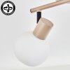 Lumox ceiling light, ceiling spotlight beige, black, 2-light sources