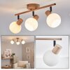 Lumox ceiling light, ceiling spotlight beige, black, 3-light sources