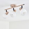 Lumox ceiling light, ceiling spotlight beige, black, 3-light sources