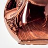 Ripoll hanging light, globe light, pendant light coppery, 1-light source