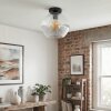 Koyoto ceiling light, globe light 25 cm clear, 1-light source