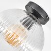 Koyoto ceiling light, globe light 25 cm clear, 1-light source