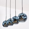 Ripoll hanging light, globe light, pendant light blue, 4-light sources
