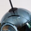 Ripoll hanging light, globe light, pendant light blue, gold, green, 4-light sources