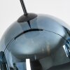 Koyoto hanging light, globe light, pendant light blue, 4-light sources