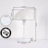 Veltri table lamp white, 1-light source