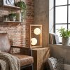 Zanin globe light, table lamp Ecru, black, 2-light sources