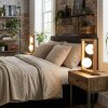 Zanin globe light, table lamp Ecru, black, 2-light sources
