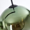 Koyoto hanging light, globe light, pendant light green, clear, 4-light sources