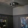 Folar ceiling light LED black, 3-light sources