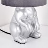 Gorman table lamp silver, 1-light source