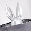 Gorman table lamp silver, 1-light source