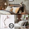 Nurmasuando desk lamp, table lamp LED sand-coloured, white, 1-light source