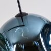 Ripoll hanging light, globe light, pendant light blue, gold, green, 4-light sources