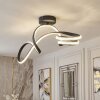 Halon ceiling light LED black, 1-light source