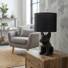 Harol table lamp chrome, black, 1-light source
