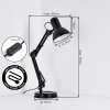 Nurmasuando desk lamp, table lamp LED black, 1-light source