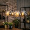 Ripoll hanging light, globe light, pendant light Amber, Smoke-coloured, 4-light sources