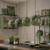Ripoll hanging light, globe light, pendant light green, 4-light sources