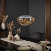 Mertola hanging light, pendant light Amber, 1-light source