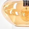 Mertola hanging light, pendant light Amber, 1-light source
