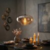 Mertola hanging light, pendant light Amber, 1-light source