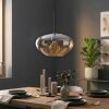 Mertola hanging light, pendant light Amber, 1-light source