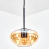 Mertola hanging light, pendant light Amber, 1-light source