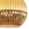 Koyoto ceiling light, globe light 20 cm gold, 1-light source