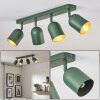 Horen ceiling light, ceiling spotlight green, 4-light sources