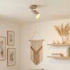 Horen ceiling light, ceiling spotlight sand-coloured, 1-light source