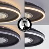 Halor ceiling light LED black, 1-light source