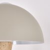 Forgek table lamp grey, stone appearance, 1-light source