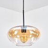 Mertola hanging light, pendant light Amber, clear, 1-light source