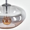 Mertola hanging light, pendant light Smoke-coloured, 1-light source