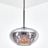 Mertola hanging light, pendant light Smoke-coloured, 1-light source