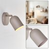 Horen wall light, wall spotlight sand-coloured, 1-light source