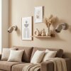 Horen wall light, wall spotlight sand-coloured, 1-light source