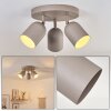 Horen ceiling light, ceiling spotlight sand-coloured, 3-light sources