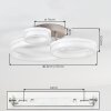 Jalek ceiling light LED sand-coloured, 1-light source